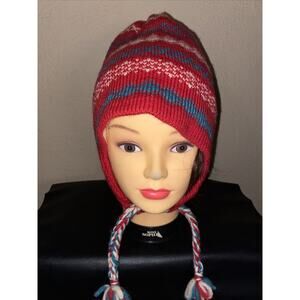 Mountain Ladies & EWE Vintage 100% Wool Beanie Hat Vermont Vintage